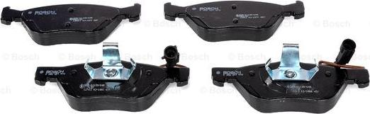 BOSCH 0 986 424 576 - Тормозные колодки, дисковые, комплект www.autospares.lv