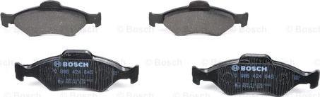 BOSCH 0 986 424 645 - Bremžu uzliku kompl., Disku bremzes www.autospares.lv