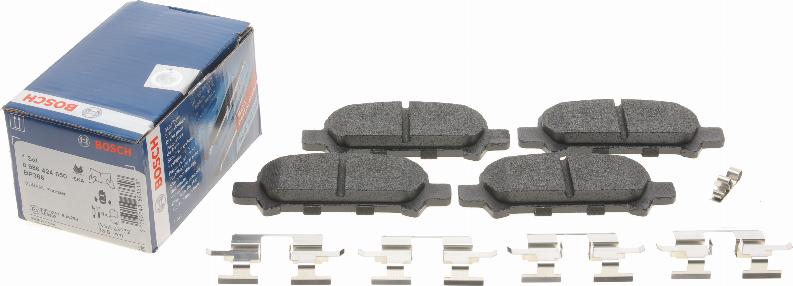 BOSCH 0 986 424 650 - Brake Pad Set, disc brake www.autospares.lv