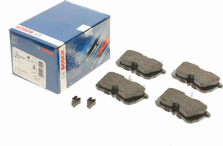 BOSCH 0 986 424 661 - Brake Pad Set, disc brake www.autospares.lv