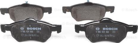 BOSCH 0 986 424 668 - Brake Pad Set, disc brake www.autospares.lv