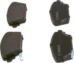 BOSCH 0 986 424 663 - Brake Pad Set, disc brake www.autospares.lv