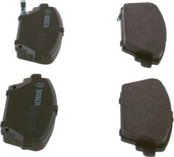 BOSCH 0 986 424 663 - Brake Pad Set, disc brake www.autospares.lv