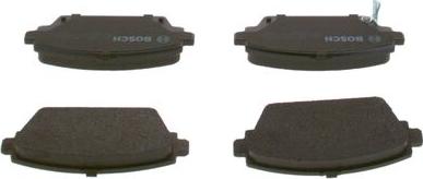 BOSCH 0 986 424 663 - Brake Pad Set, disc brake www.autospares.lv