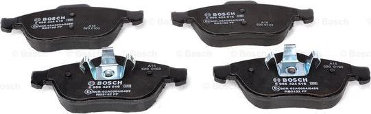 BOSCH 0 986 424 616 - Bremžu uzliku kompl., Disku bremzes autospares.lv