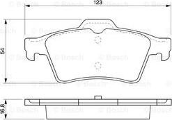 BOSCH 0 986 424 617 - Bremžu uzliku kompl., Disku bremzes www.autospares.lv