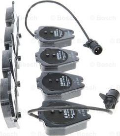 BOSCH 0 986 424 689 - Bremžu uzliku kompl., Disku bremzes www.autospares.lv