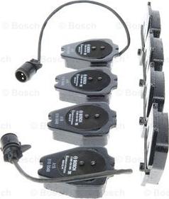 BOSCH 0 986 424 689 - Bremžu uzliku kompl., Disku bremzes www.autospares.lv