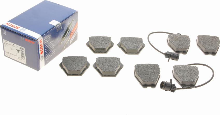 BOSCH 0 986 424 689 - Brake Pad Set, disc brake www.autospares.lv