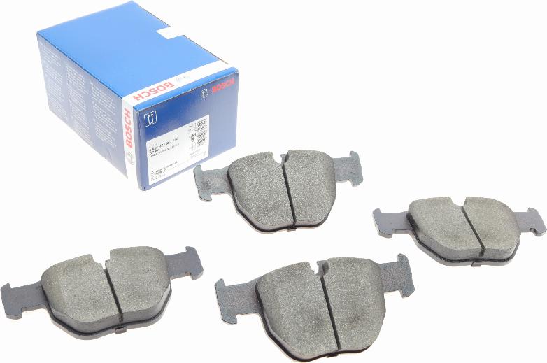 BOSCH 0 986 424 687 - Brake Pad Set, disc brake www.autospares.lv