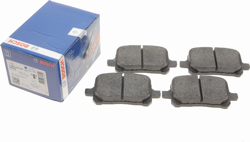 BOSCH 0 986 424 639 - Brake Pad Set, disc brake www.autospares.lv