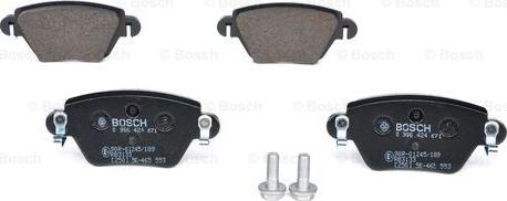 BOSCH 0 986 424 671 - Тормозные колодки, дисковые, комплект www.autospares.lv