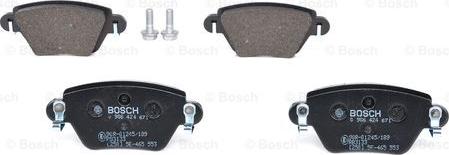 BOSCH 0 986 424 671 - Brake Pad Set, disc brake www.autospares.lv