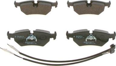 BOSCH 0 986 424 027 - Bremžu uzliku kompl., Disku bremzes www.autospares.lv