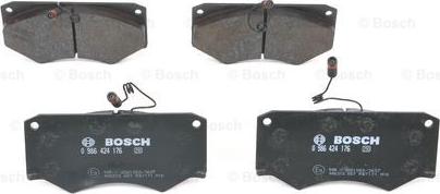 BOSCH 0 986 424 176 - Bremžu uzliku kompl., Disku bremzes autospares.lv