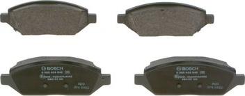 BOSCH 0 986 424 842 - Brake Pad Set, disc brake www.autospares.lv