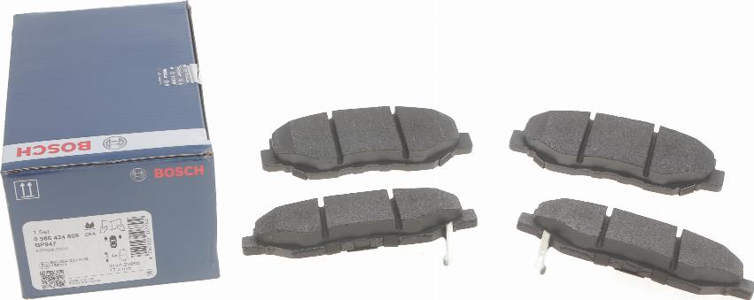 BOSCH 0 986 424 809 - Brake Pad Set, disc brake www.autospares.lv