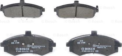 BOSCH 0 986 424 810 - Bremžu uzliku kompl., Disku bremzes autospares.lv