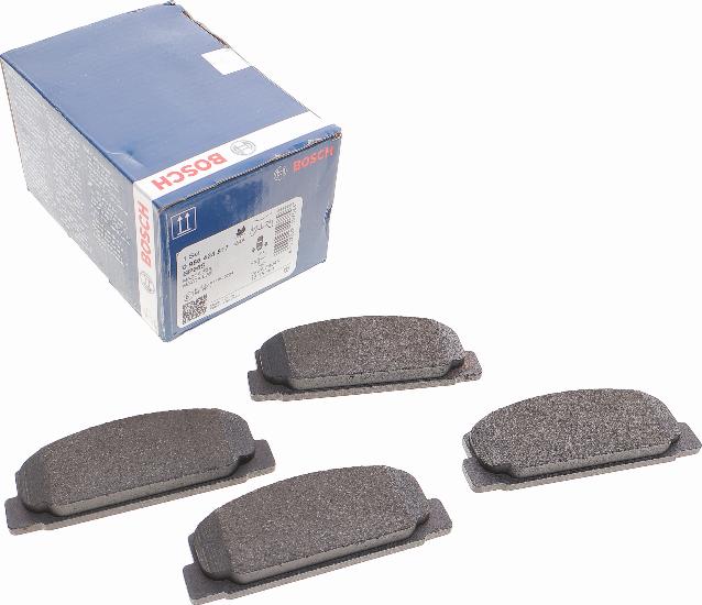 BOSCH 0 986 424 817 - Bremžu uzliku kompl., Disku bremzes www.autospares.lv