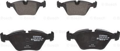 BOSCH 0 986 424 828 - Тормозные колодки, дисковые, комплект www.autospares.lv