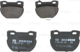 BOSCH 0 986 424 827 - Bremžu uzliku kompl., Disku bremzes www.autospares.lv