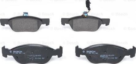 BOSCH 0 986 424 362 - Bremžu uzliku kompl., Disku bremzes autospares.lv