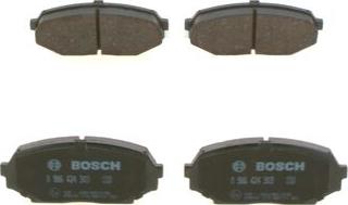 BOSCH 0 986 424 303 - Bremžu uzliku kompl., Disku bremzes www.autospares.lv