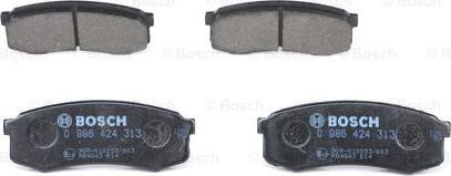 BOSCH 0 986 424 313 - Bremžu uzliku kompl., Disku bremzes www.autospares.lv