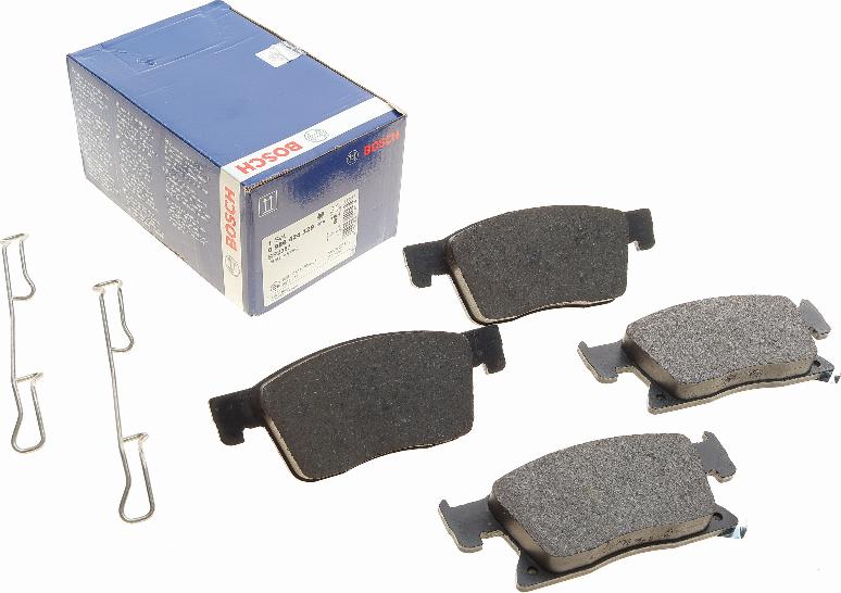 BOSCH 0 986 424 329 - Bremžu uzliku kompl., Disku bremzes www.autospares.lv