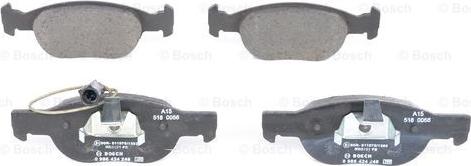 BOSCH 0 986 424 246 - Bremžu uzliku kompl., Disku bremzes www.autospares.lv