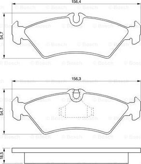 BOSCH 0 986 424 219 - Тормозные колодки, дисковые, комплект www.autospares.lv