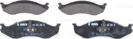 BOSCH 0 986 424 284 - Bremžu uzliku kompl., Disku bremzes www.autospares.lv