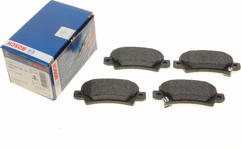 BOSCH 0 986 424 790 - Brake Pad Set, disc brake www.autospares.lv