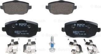 BOSCH 0 986 424 793 - Brake Pad Set, disc brake www.autospares.lv