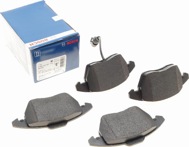 BOSCH 0 986 424 797 - Brake Pad Set, disc brake www.autospares.lv