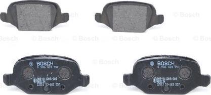 BOSCH 0 986 424 756 - Bremžu uzliku kompl., Disku bremzes autospares.lv