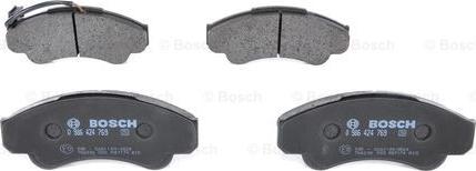 BOSCH 0 986 424 769 - Bremžu uzliku kompl., Disku bremzes www.autospares.lv