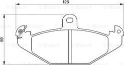 BOSCH 0 986 424 763 - Bremžu uzliku kompl., Disku bremzes autospares.lv