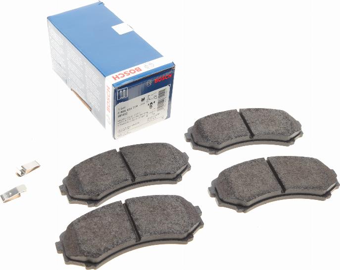 BOSCH 0 986 424 709 - Brake Pad Set, disc brake www.autospares.lv