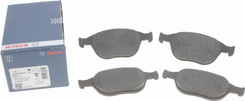 BOSCH 0 986 424 701 - Brake Pad Set, disc brake www.autospares.lv