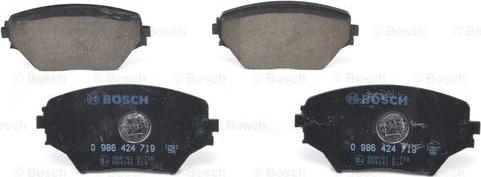 BOSCH 0 986 424 719 - Bremžu uzliku kompl., Disku bremzes www.autospares.lv