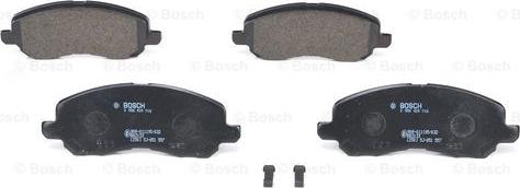 BOSCH 0 986 424 716 - Bremžu uzliku kompl., Disku bremzes autospares.lv