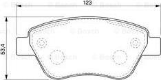 BOSCH 0 986 424 784 - Brake Pad Set, disc brake www.autospares.lv