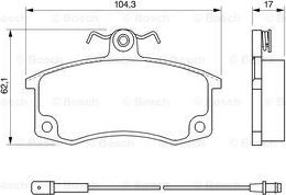 Jurid 571346D - Bremžu uzliku kompl., Disku bremzes www.autospares.lv