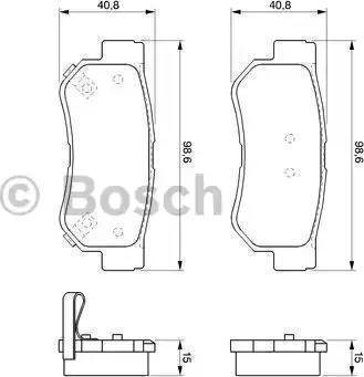 Koreastar KBPH-061 - Brake Pad Set, disc brake www.autospares.lv