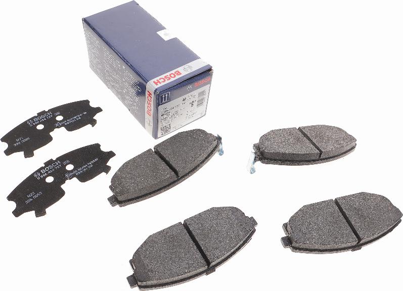 BOSCH 0 986 424 727 - Brake Pad Set, disc brake www.autospares.lv