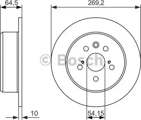 BOSCH 0 986 479 992 - Bremžu diski www.autospares.lv