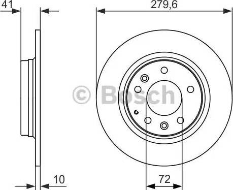 BOSCH 0 986 479 949 - Bremžu diski www.autospares.lv