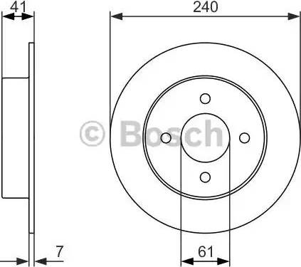 BOSCH 0 986 479 944 - Bremžu diski www.autospares.lv