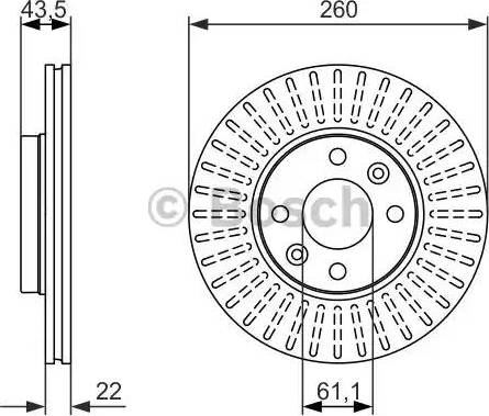 BOSCH 0 986 479 943 - Bremžu diski www.autospares.lv